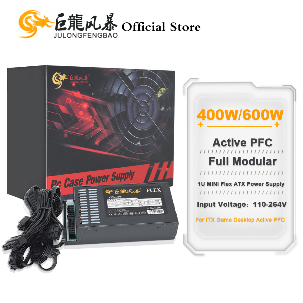 Flex Atx Power Supply 600W 1U - JULONGFENGBAO وحدات كاملة 110-264 فولت ATX
