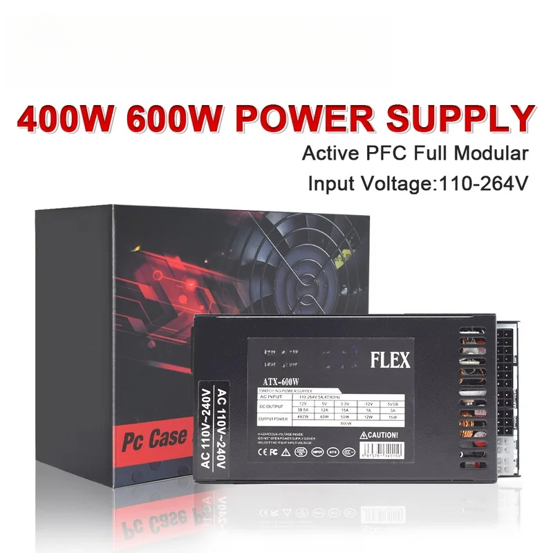 Flex Atx Power Supply 600W 1U - CHJJULONGFENGBAO ATX 400 واط 600 واط