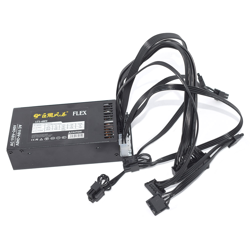 JULONGFENGBAO وحدات كاملة 110- - مراجعة Flex Atx Power Supply 600W 1U وسعره