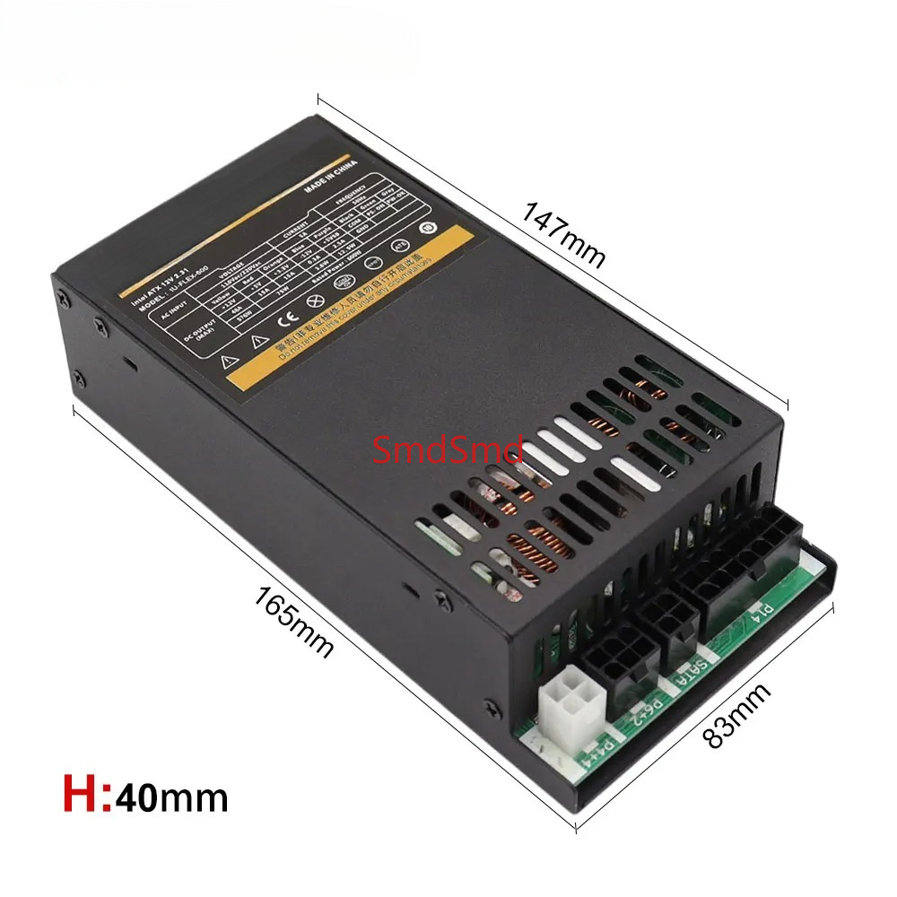 مزود طاقة معياري فلكس 600 واط  - مراجعة Flex Atx Power Supply 600W 1U وسعره