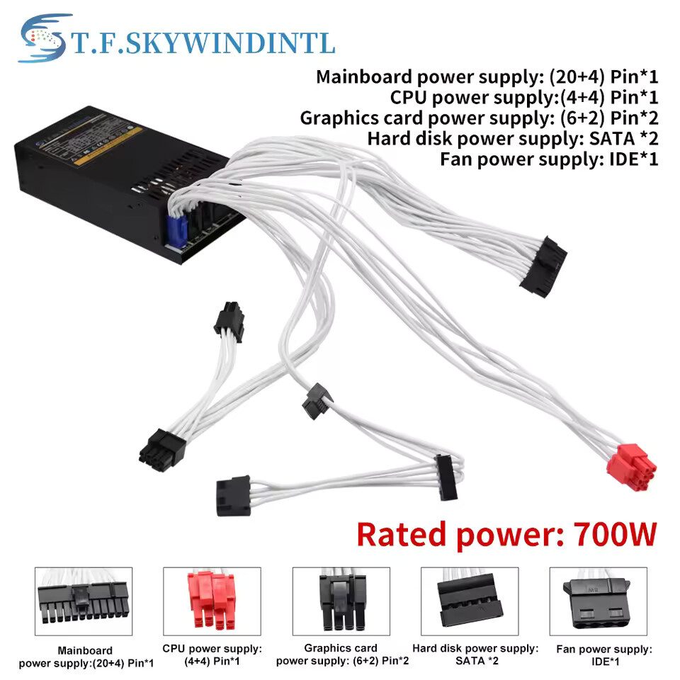 550 واط 600 واط 650 واط 700 وا - مراجعة Flex Atx Power Supply 600W 1U وسعره
